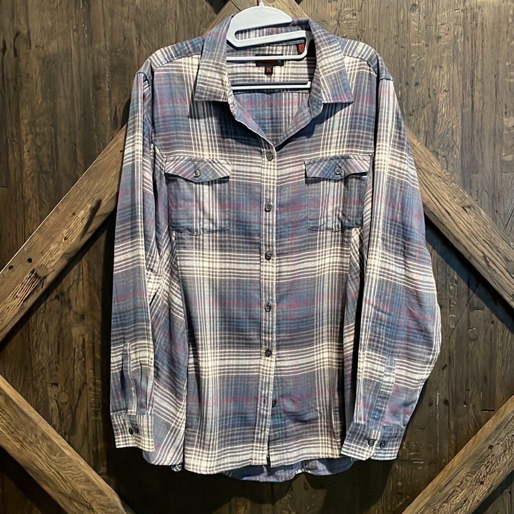 WOLVERINE Women's Autumn Long Sleeve Two-Sided Brushed Flannel Shirt NEW w/ Tags